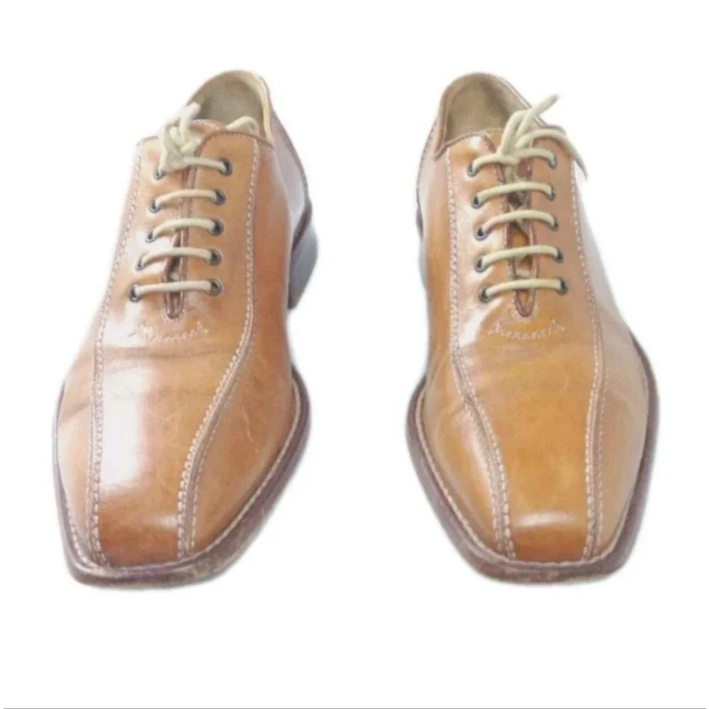 Nero Giardini Men's Shoes Size 41 EU/US 10 Made In Italy Brown